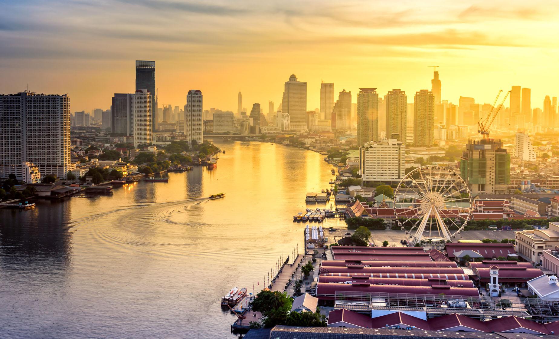 Sunset in Bangkok