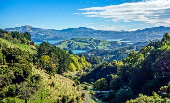 Banks Peninsula, Christchurch and Antarctic Center Tour (Lakes Forsyth and Ellesmere)