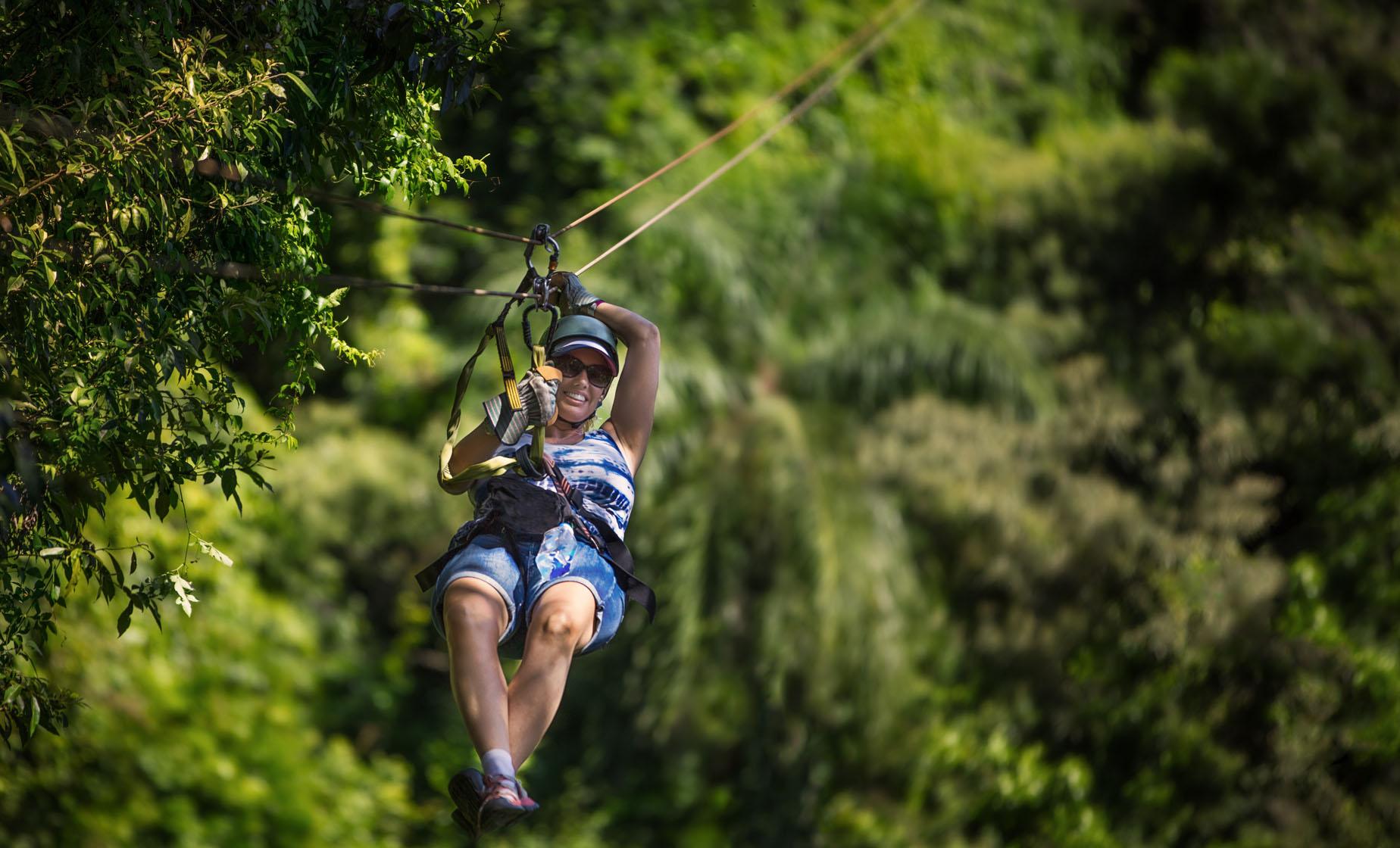Puerto Limon Jungle Cruise and Canopy Zip Line Combination in Costa Rica