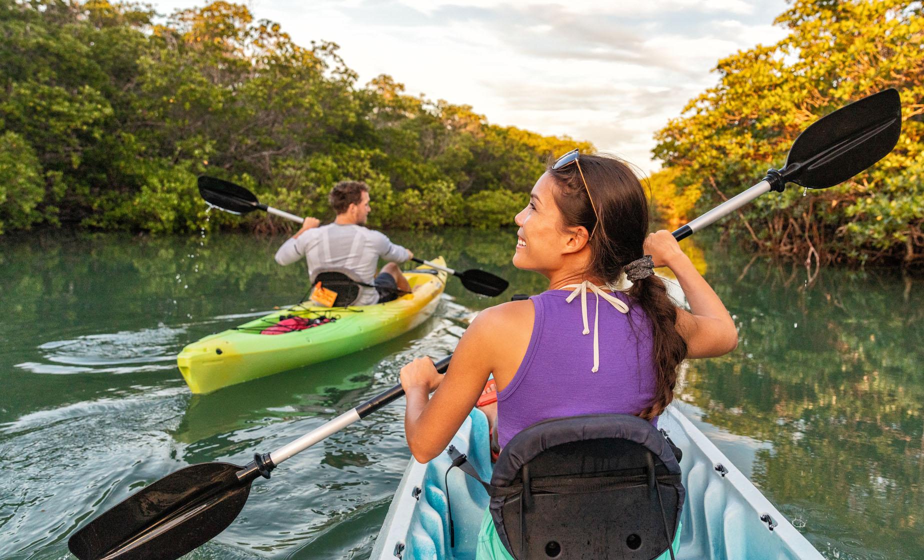 Kayak in the Mangrove Lagoon