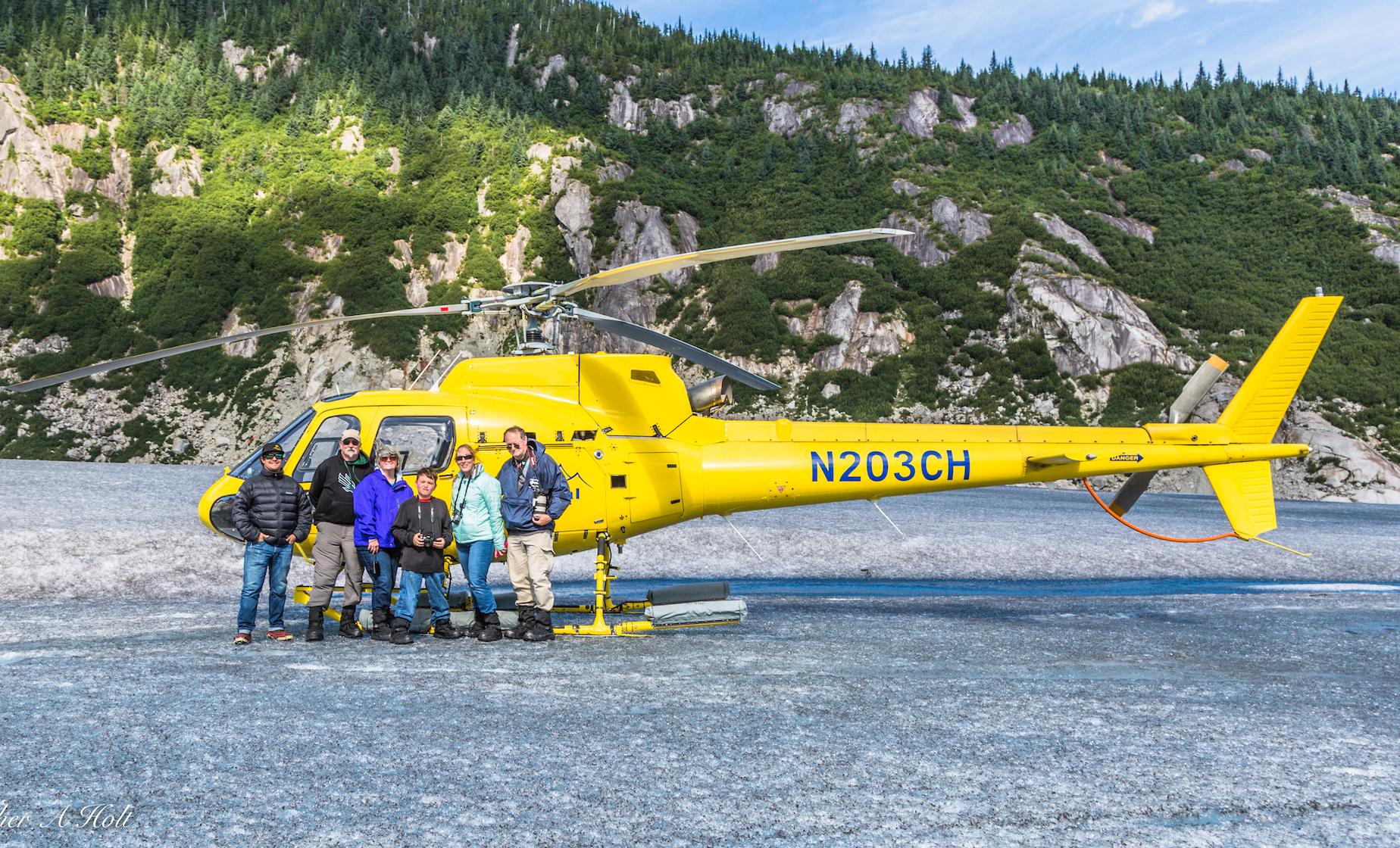 juneau alaska helicopter glacier tour