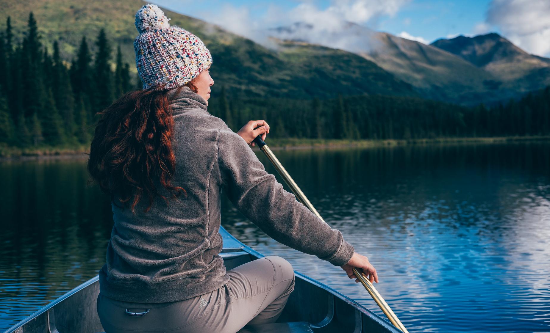 Private Mendenhall Lake Canoe