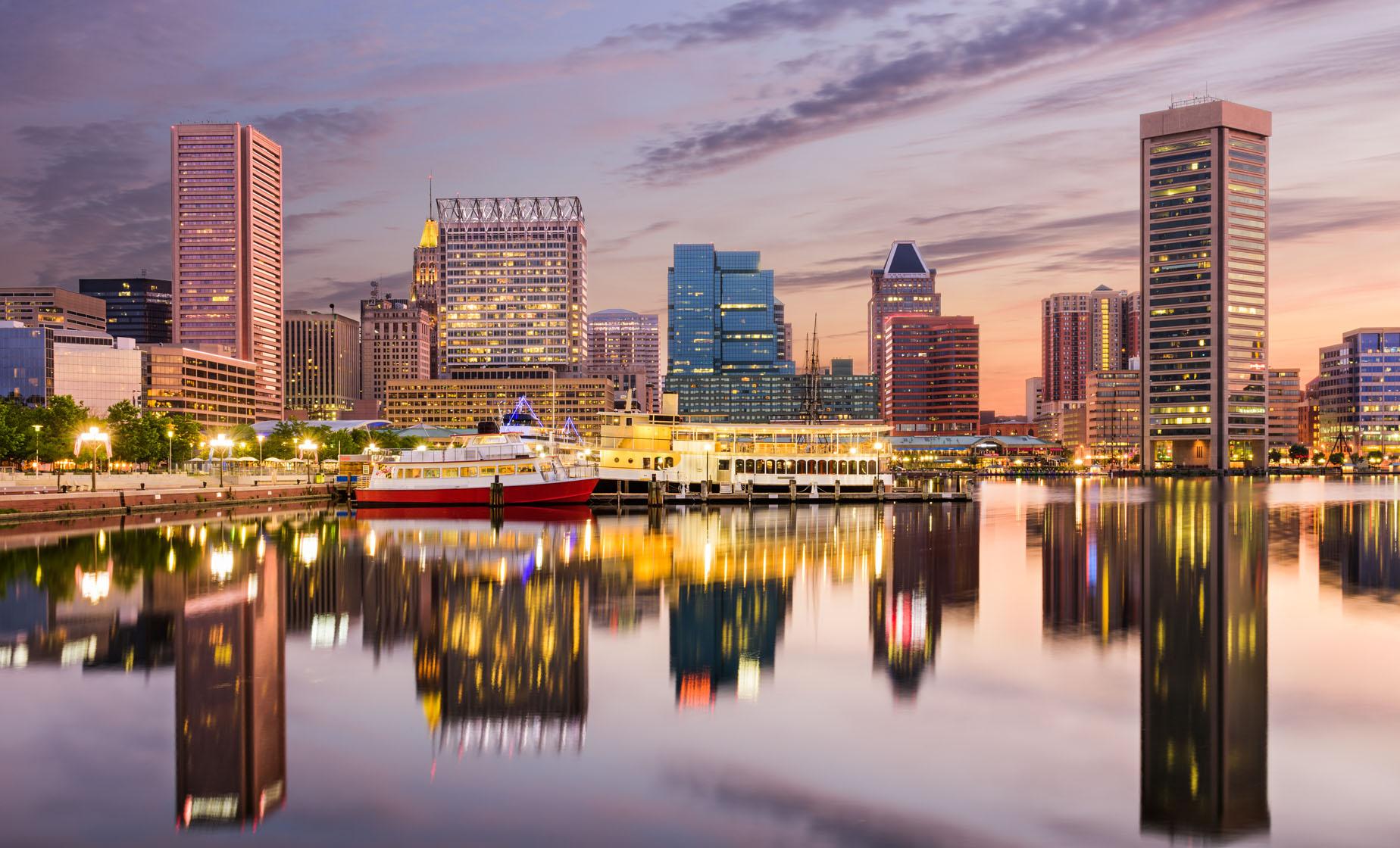 Baltimore Buffet Dinner Cruise Tour Patapsco River USS Constellation Federal Hall