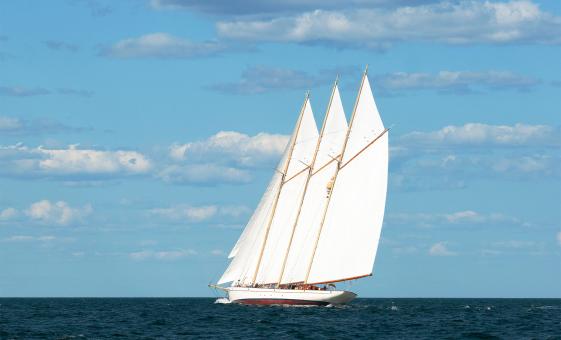 Traditional Wooden Schooner Sail in Key West Caribbean