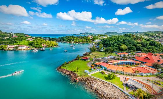 Sightseeing in St. Lucia through Rodney Bay, Castries, Caribelle Batik & Stony Hill