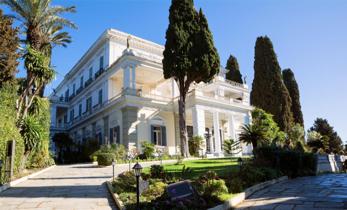 Achilleion Palace And Old Corfu Town