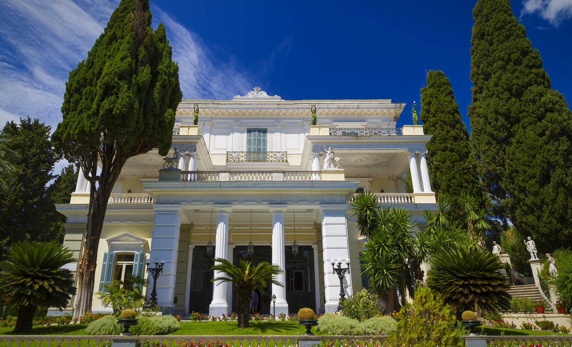 Achilleion Palace, Perama and Old Corfu Town