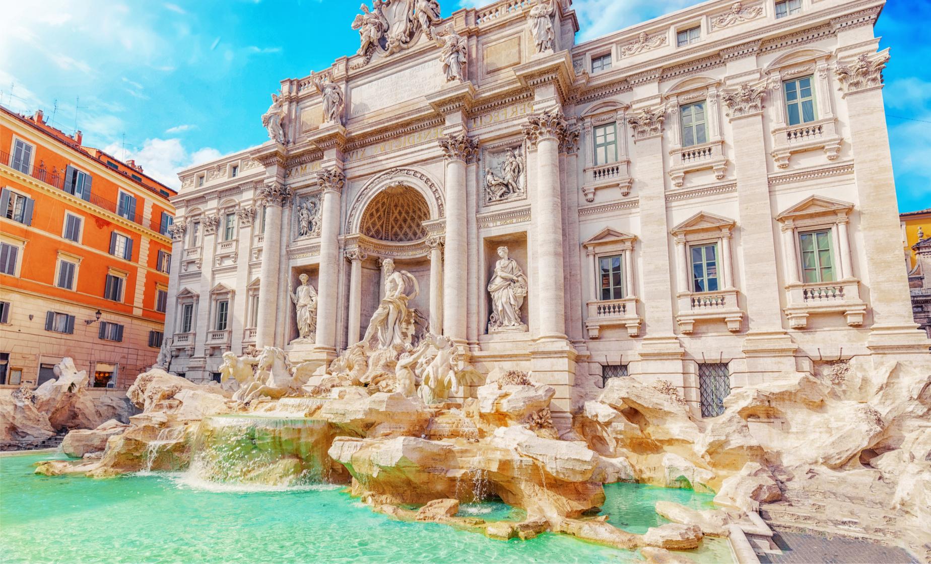 Roman Fountains and Squares with Aperitif