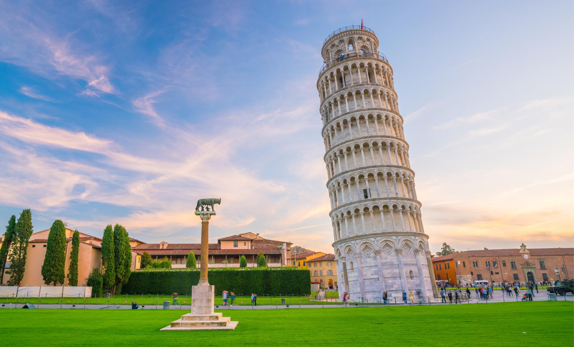 Pisa with Leaning Tower Entrance