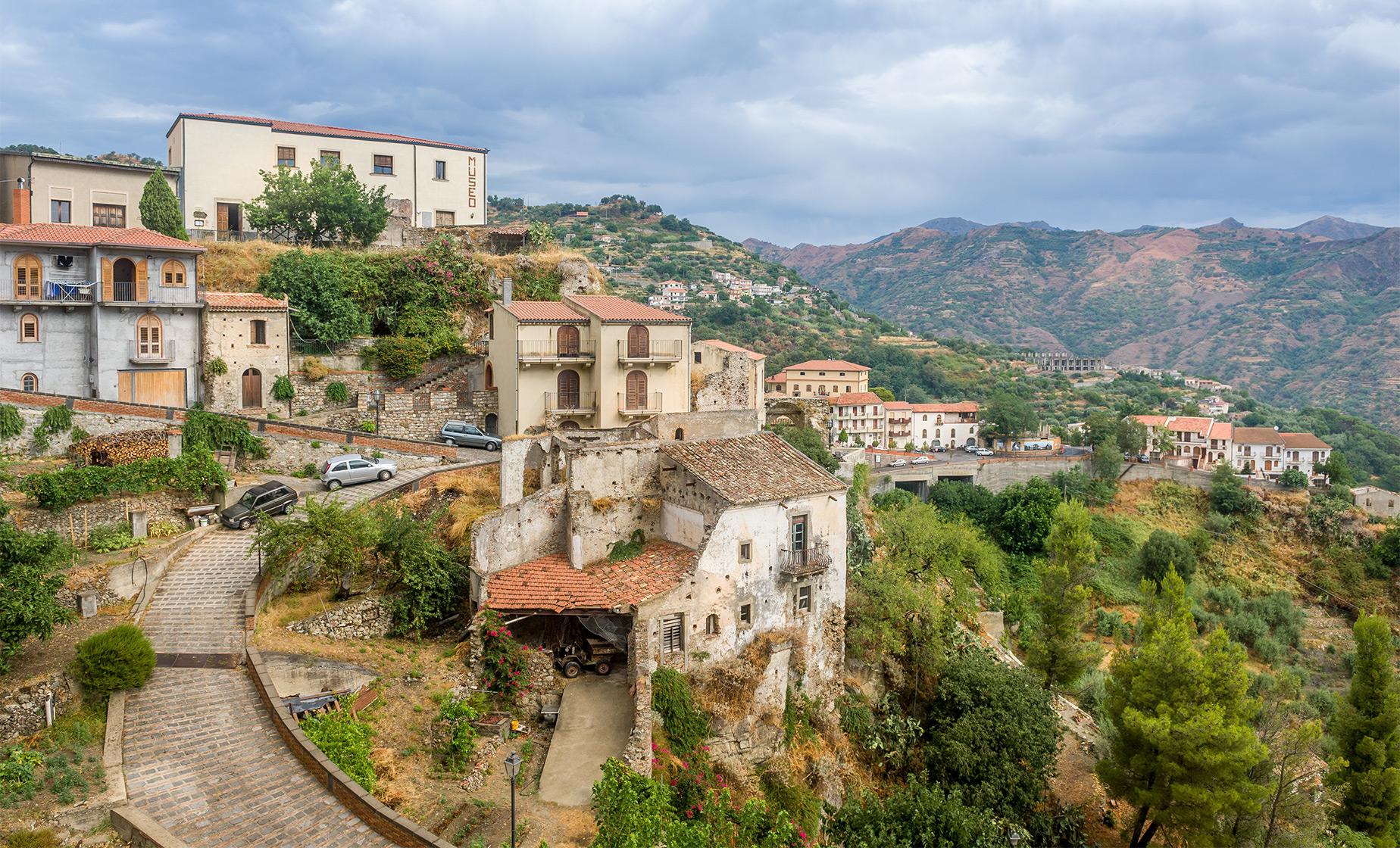 Taormina and Savoca with The Godfather