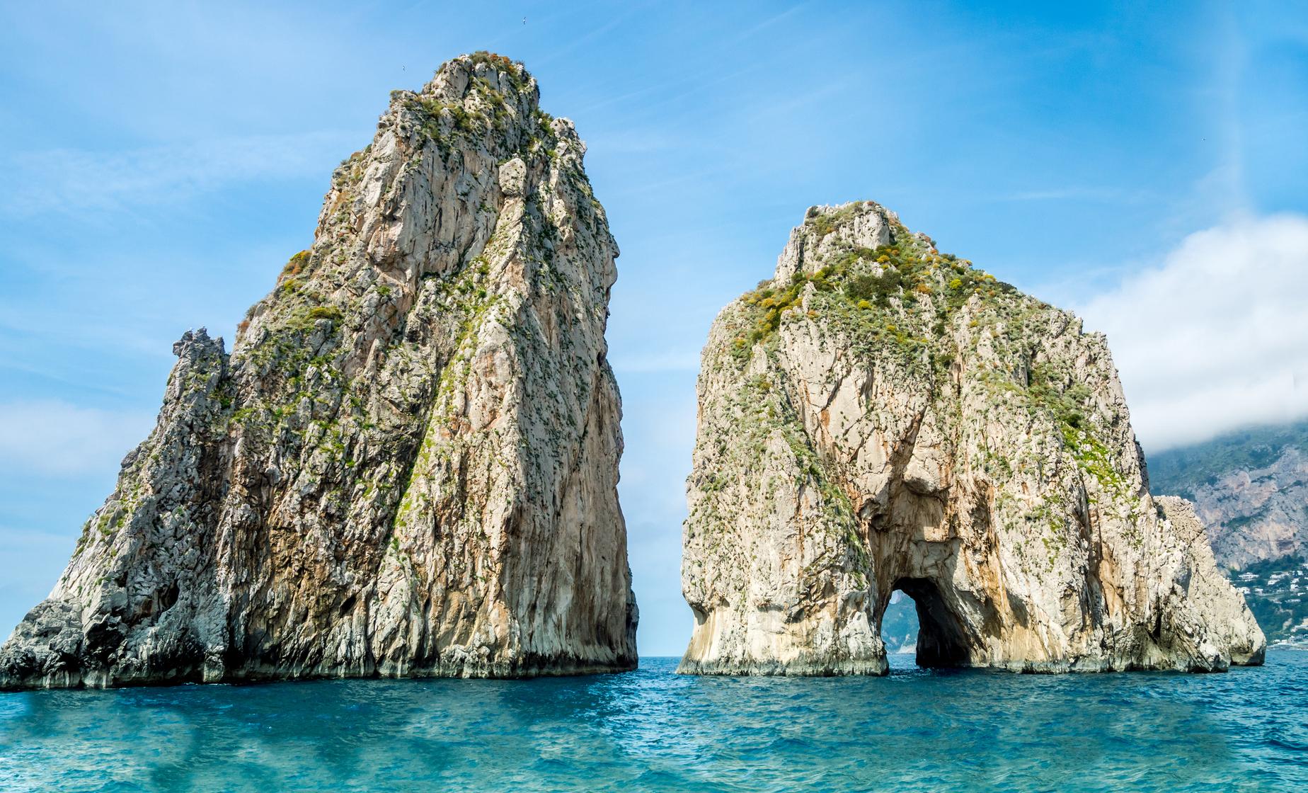 Island of Capri Cruise, Swim with Lunch and Sorrento