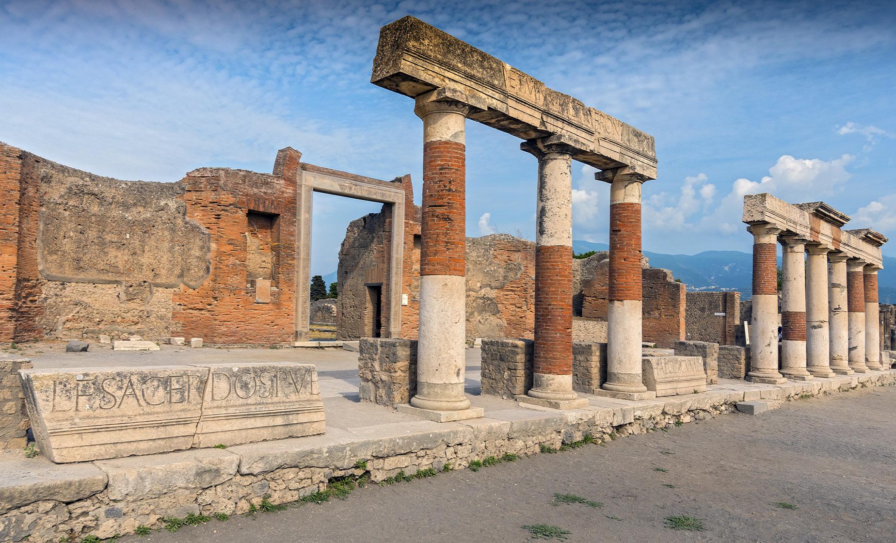 Pompeii and Mt. Vesuvius