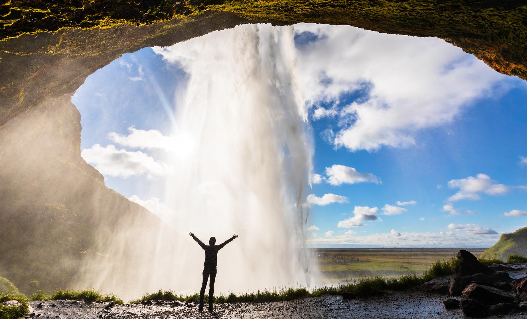 Glacier Walk and Waterfall Sightseeing Tour