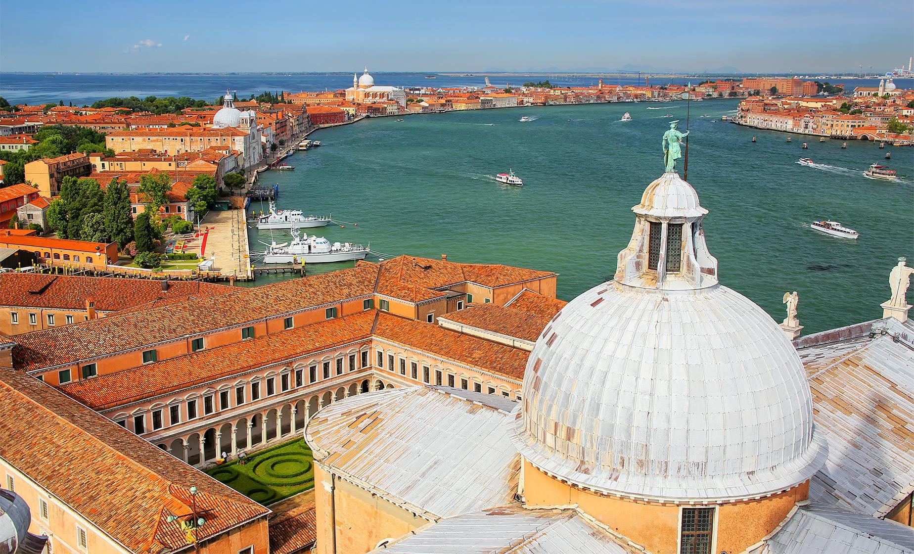 Grand Canal by Boat and Tower Climb